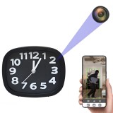 Ceas Desteptator cu Camera Spy Ascunsa WiFi, 4K Live Streaming, Full HD 1080p, Detectie Miscare, Alarma Functionala, Monitorizare 24/7, Acces Remote