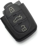 Audi - carcasa cheie cu 3 butoane baterie 1616 - CARGUARD