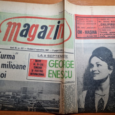 magazin 2 septembrie 1967-uzina savinesti,marioara tanase,festivalul g. enescu