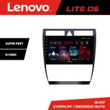 Navigatie Android Lenovo Lite D6 pentru Audi A6 C5, 6GB RAM, 128GB