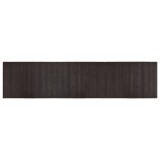 Cumpara ieftin Covor dreptunghiular, maro inchis, 70x300 cm, bambus