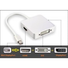 Cablu adaptor 3 in 1 Mini Display port To Dvi Hdmi Display Port
