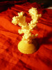 Ramura de Coral alb pe suport scoica , H= 9cm ,l=6,5cm