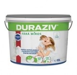 Cumpara ieftin VOPSEA LAVABILA ALBA, FARA MIROS, PENTRU INTERIOR, DURAZIV ECOLABEL CU KAUCIUC, 1L