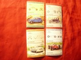 Serie mica St.Vincent 1985 - Automobile , 4 perechi, Nestampilat