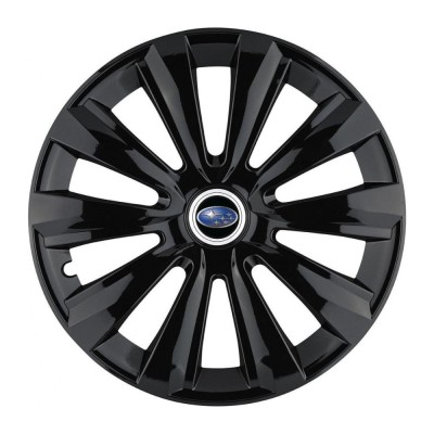 Set 4 Capace Roti, potrivite jantelor de R15, pentru Subaru, model delta negru foto