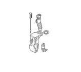 Rezervor spalator parbriz FIAT 500X, 2019-; JEEP RENEGADE (BU), 2019-, fara pompa spalare parbriz, fara spalator faruri, fara senzor nivel lichid (cu