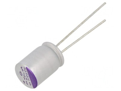 Condensator Polimeric 270uF 25V THT foto