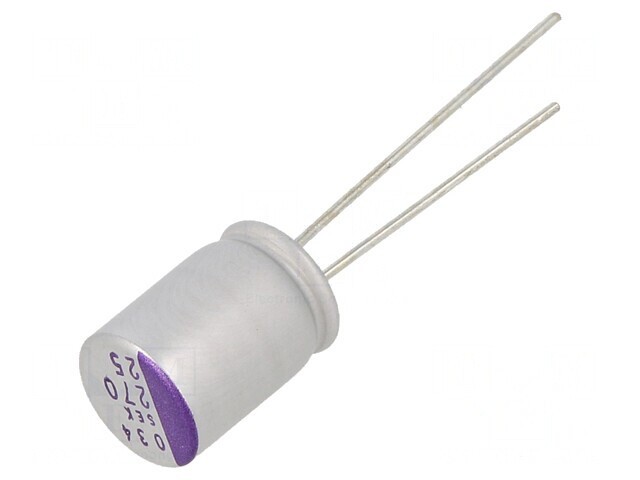 Condensator Polimeric 270uF 25V THT
