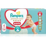 Pampers Premium Care Pants Size 4 scutece de unică folosință tip chiloțel 9-15 kg 58 buc