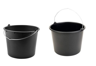 Galeata 12 litri cu maner metalic din plastic cauciucat foto