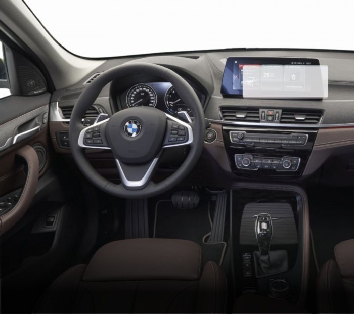 Folie Protectie Navigatie BMW X1 2020-2022, Duragon, protectie Display Navigatie, silicon Mat, Anti-zgarieturi, Anti-amprenta, kit instalare