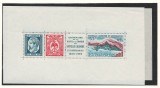 Noua Caledonie 1960 Mi 370 , 374, 376 bl 2 MNH - 100 de ani de timbre