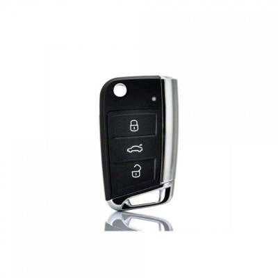 Carcasa cheie telecomanda 3 butoane compatibila Vw / Skoda / Seat foto