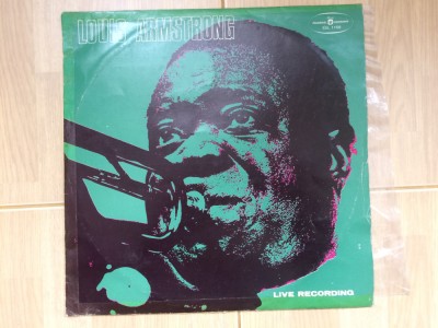 louis armstrong live recording 1974 disc vinyl lp muzica jazz blues swing muza foto