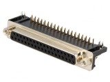 Soclu Mamă D-Sub 37 PIN 90&deg; THT UNC 4-40 -55&divide;105&deg;C