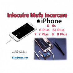 Reparatie Mufa Incarcare iPhone NU INCARCA Inlocuire Conector Alimentare