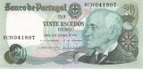 Bancnota Portugalia 20 Escudos 1978 - P176b UNC ( vezi descriere )