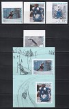 Congo 1986 - Jocurile Olimpice de iarnă - Calgary, Serie NDT + 2 Colite DE LUX NDT, PA, MNH