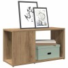 Comoda TV vidaXL Stejar Artizanal 60x24x32cm Lemn compozit Maro Dulapior Suport TV
