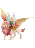 Schleich Bayala Fairy In Flight On Winged Lion 70714