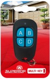 TELECOMANDA UNIVERSALA RF Superior, compatibila porti si bariere cu frecv fixa 280/868 MHz, necesita telecomanda orig pentru cop cod, bateriile 1x27A