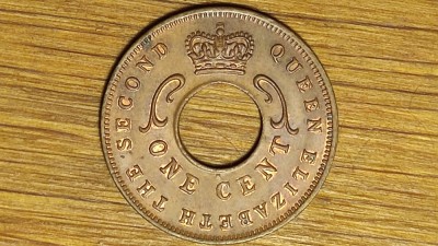 Africa de Est -moneda istorica raruta- 1 cent 1962 H bronz necirculata-George VI foto