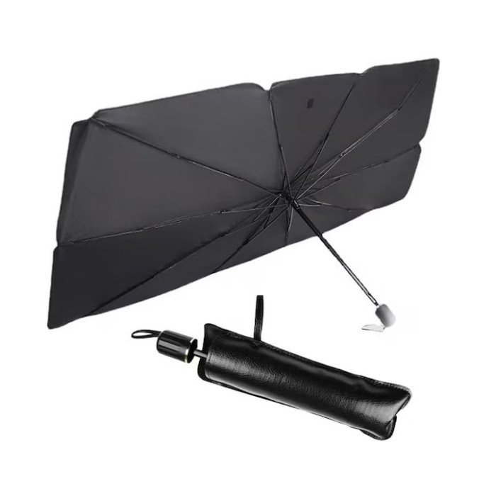 Parasolar auto, Poliester, Negru