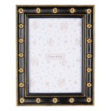 Cumpara ieftin Rama foto masa, perete polirasina aurie neagra 18x2x23 cm, 13x18 cm