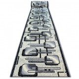 Traversa BCF Base 3923 Malina gri, 100 cm, Dreptunghi, Polipropilena