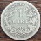 (A361) MONEDA DIN ARGINT GERMANIA - 1 MARK 1874, LIT. F, NECURATATA