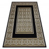 Modern GLOSS covor 6776 86 stilat, cadru, grecesc negru / aur, 60x250 cm, Dreptunghi, Polipropilena