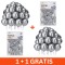 Set 50 baloane petrecere argintii, metalizate, 25cm, 1+1 gratis