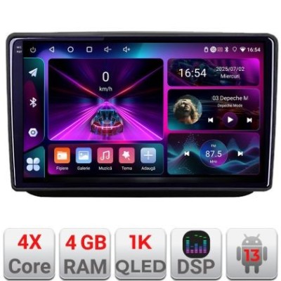 Navigatie Skoda Fabia 2 2009-2014 Android radio gps internet 4+64 InCell Display 1KGB 4-core Kit-fabia2+EDT-E210-RK CarStore Technology foto