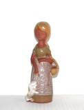 Statueta ceramica smaltuita manual - Florareasa 4 - UCTCI Japonia