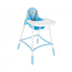 Scaun de masa pentru bebelus cu centura de siguranta, Pilsan, albastru