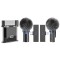 Set 2 Microfoane Lavaliera Profesionale CRISTALIS SALE&trade;, Cu Accesorii Full, Design Unic Cu Magnet, Mufe Type C si Lightning , Reducere zgomot DSP, Afi