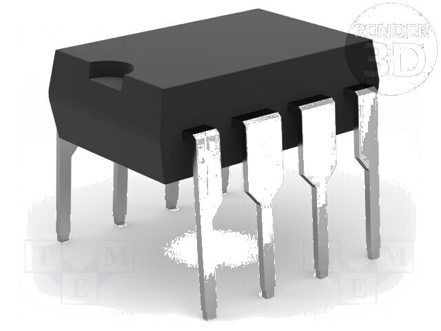 Optocuplor THT 6N139M Ch: 1 OUT: circuit Darlington DIP8