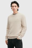 AllSaints pulover din amestec de lana ASPEN CREW barbati, culoarea gri, M089KB