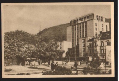 CPI B14043 CARTE POSTALA - ORASUL STALIN. HOTEL &amp;quot;CARPATI&amp;quot;, RPR, LIBRARIA NOASTRA foto