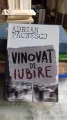 VINOVAT DE IUBIRE - ADRIAN PAUNESCU foto