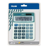 Calculator de birou Milan,12 cifre, albastru - ***