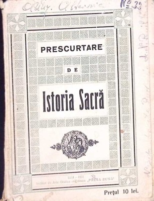 PRESCURTARE DE ISTORIA SACRA-FR.J. KNECHT-266097 foto