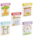 Carte de Colorat 16 Pagini Coloris 5 Tipuri