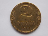 2 DINARA 1938 IUGOSLAVIA, Europa