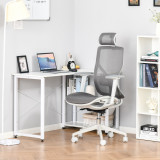 Vinsetto scaun ergonomic cu tetiera, 67x 65x120-128cm, gri