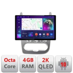 Navigatie dedicata Dacia Duster 2010-2012 N-099 Edonav ecran 13&quot; 2K 8 si 128 Android Waze USB Navigatie 4G 360 Toslink Youtube Rad CarStore Technology