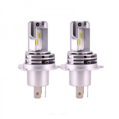 Set 2 x Lampa LED M3, H4, 55W, 8000 lumeni, 2 faze, 9/32V, 6500K foto