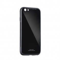 Husa APPLE iPhone 6\6S - Glass (Negru) foto