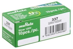 Pachet 10 baterii pentru ceas - Murata SR416SW - 337 foto